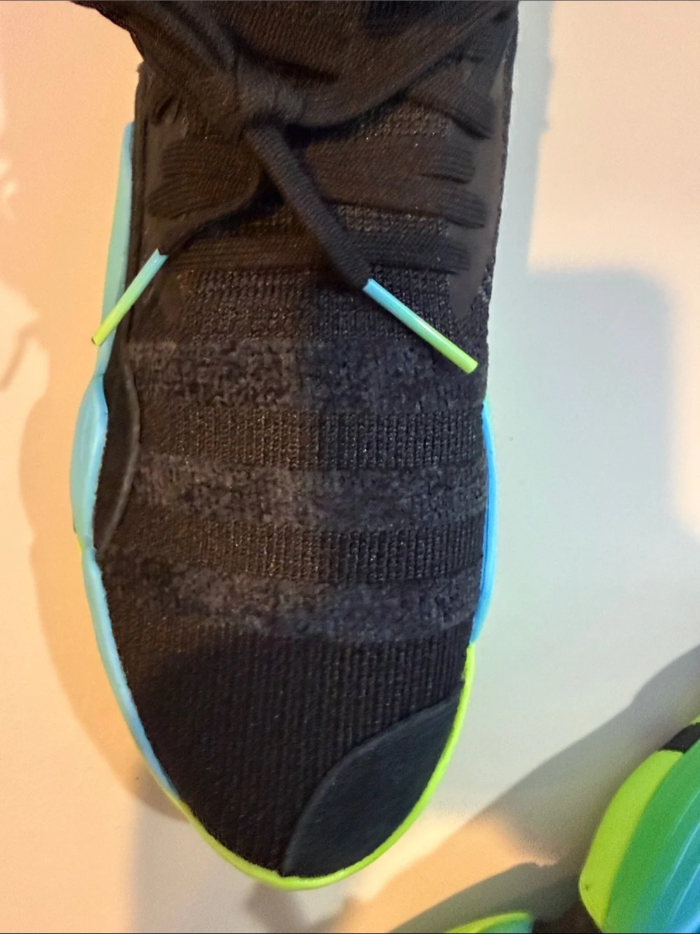 Adidas Trae Young 2 Basketball Shoes Black Knit Athletic Sneakers
